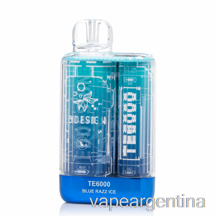 Eb Te6000 Vape Desechable Azul Razz Ice Argentina